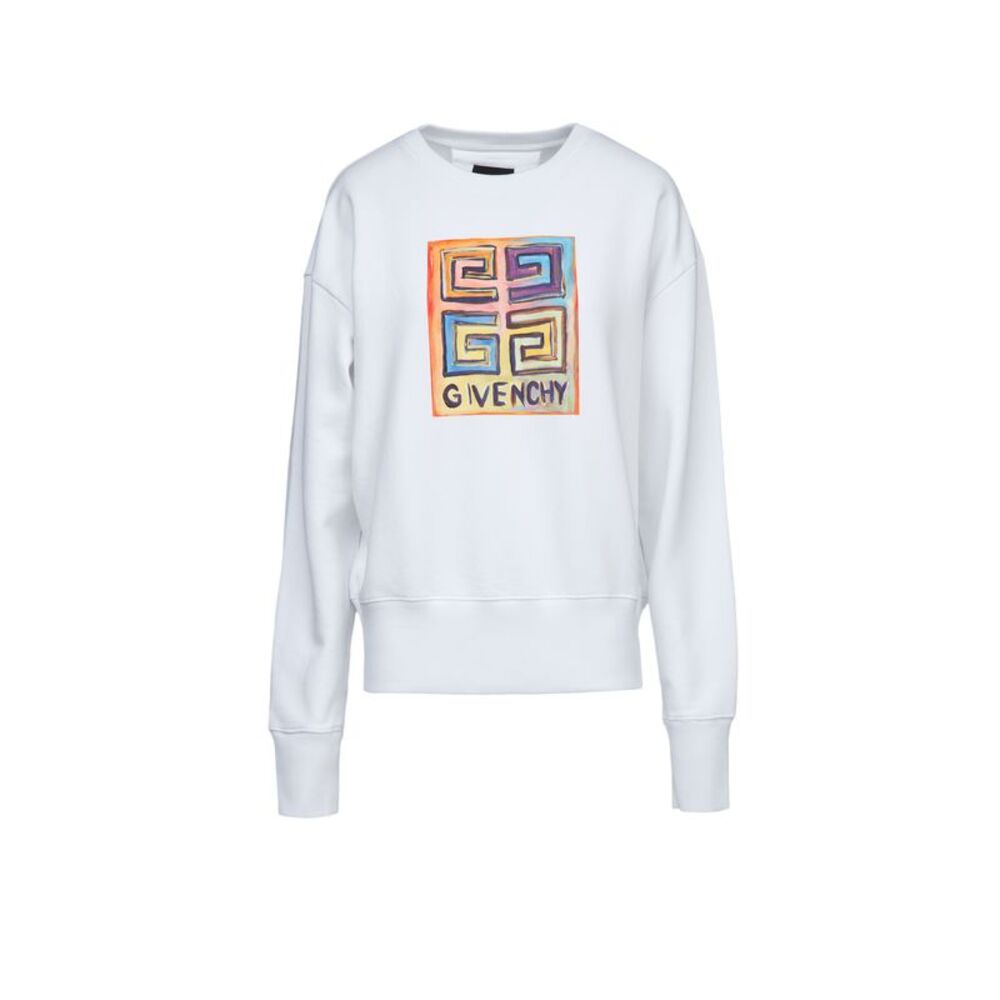 Givenchy White Cotton Women's Sweatshirt
